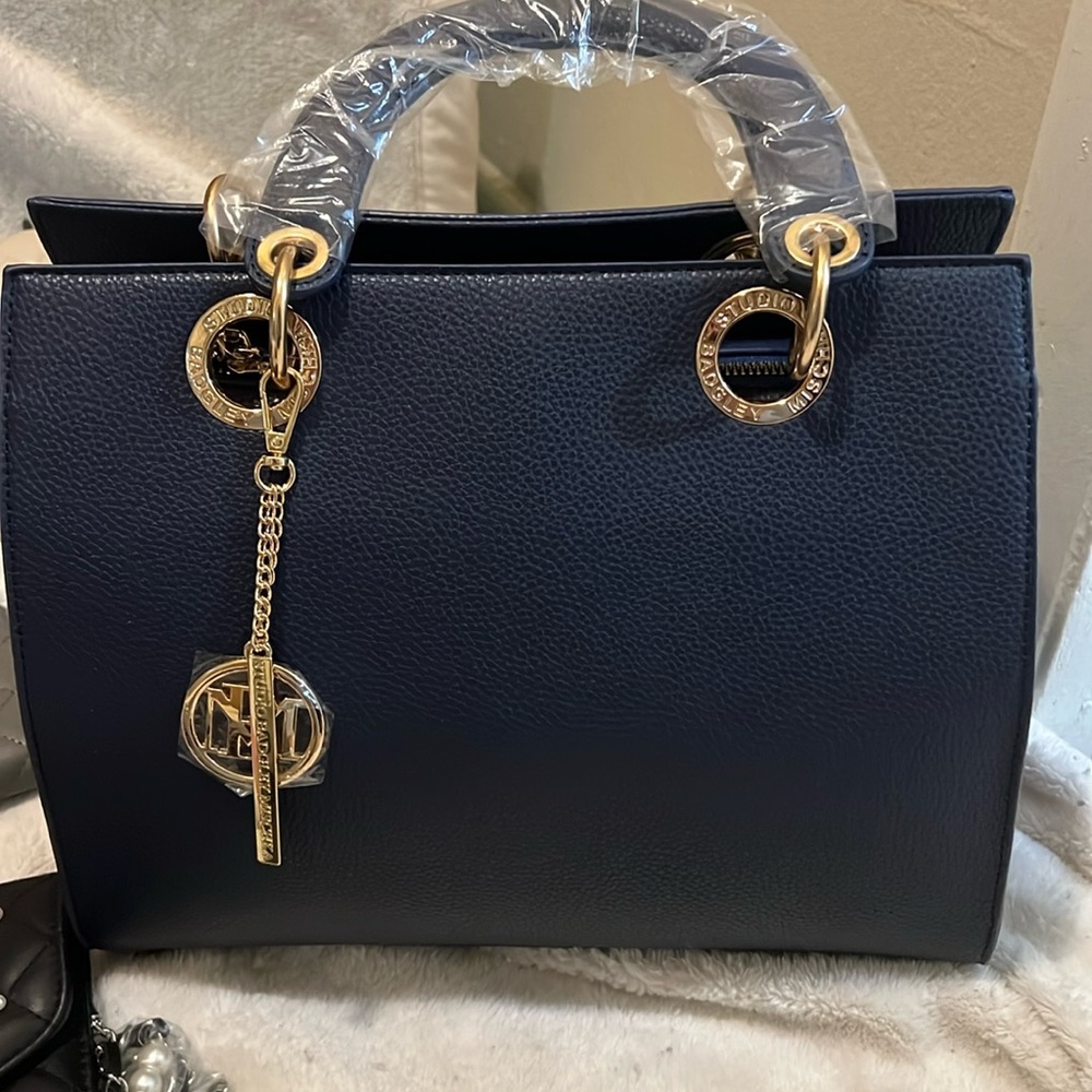 Bm Navy Tote